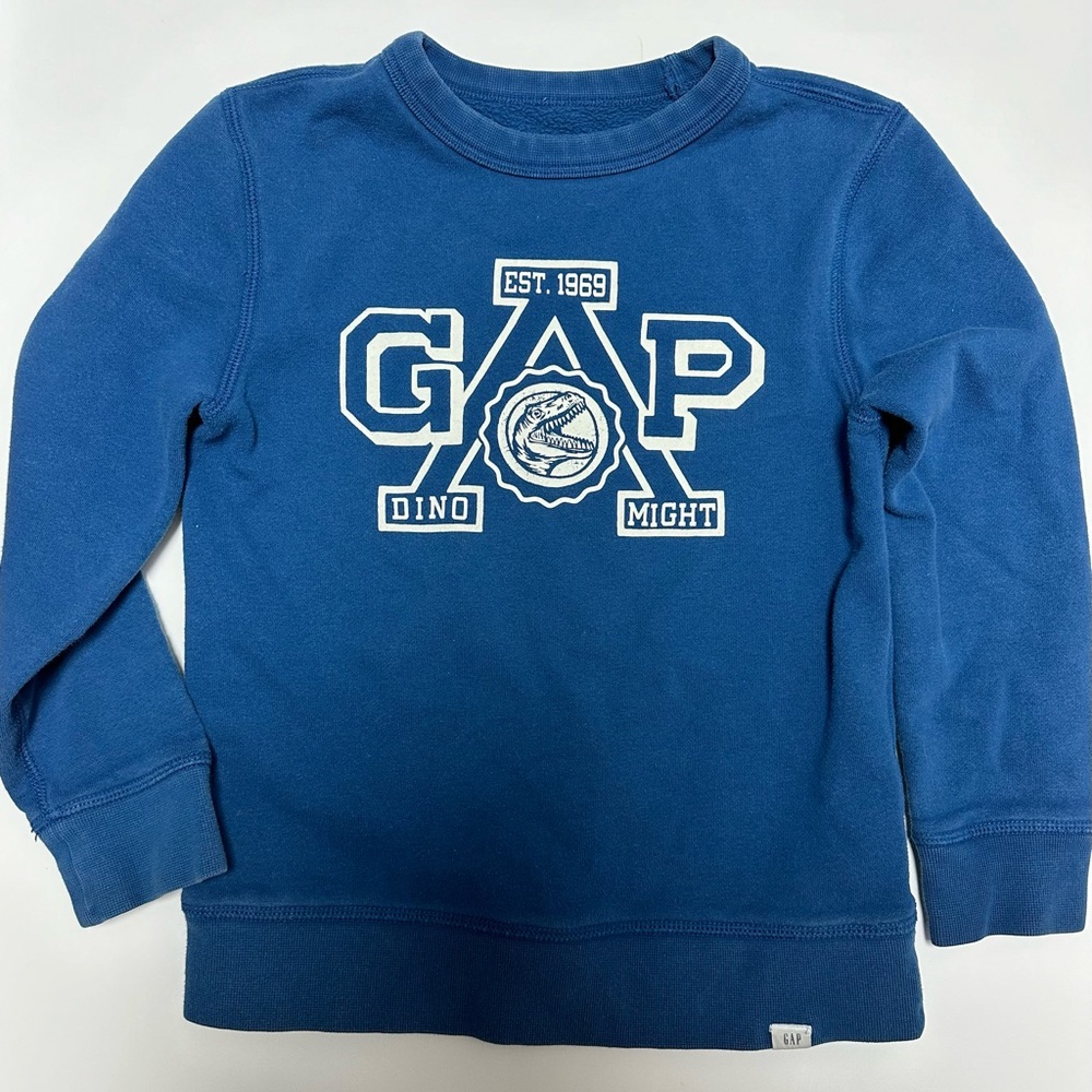 Kids Athletic Gap Logo Crew neck Sweatshirt - Size Small (6-7)